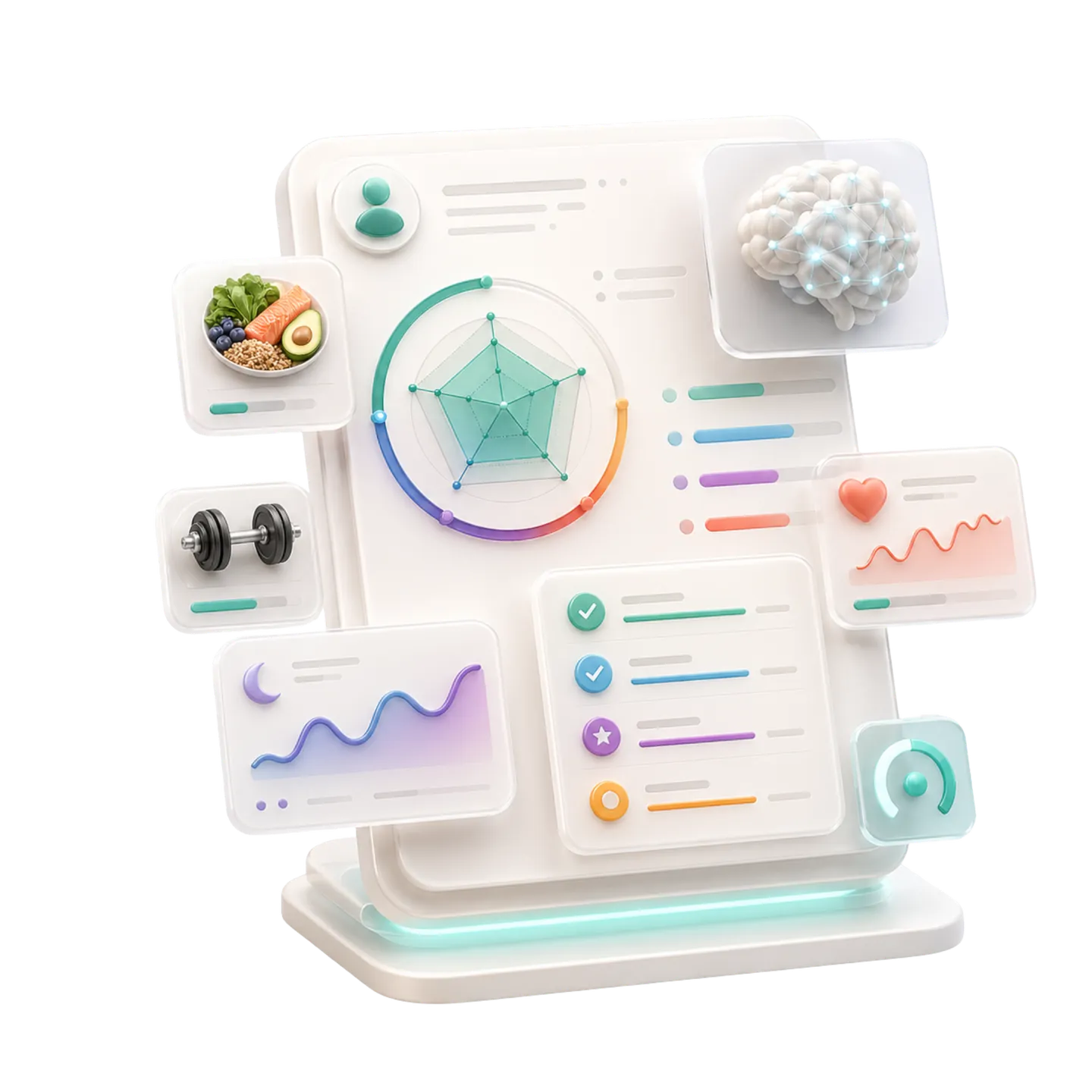 Behavioural intelligence dashboard — 168 parameters across personality, values and risk